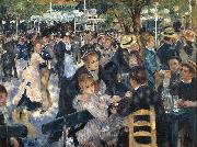 Pierre-Auguste Renoir Bal du moulin de la Galette oil painting on canvas